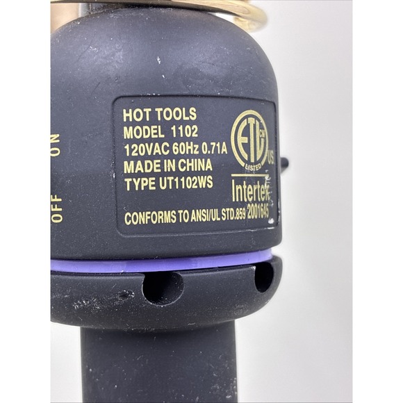 Hot Tools Professional 1-1/2 Gold Hair Curling Iron Mod. HT1102XL - Picture 7 of 9